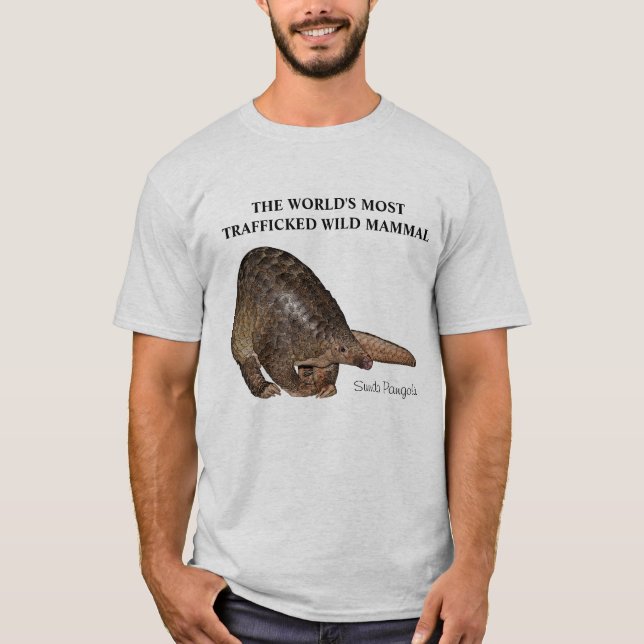 T-shirt personnalisable de Pangolin de Sunda (Devant)