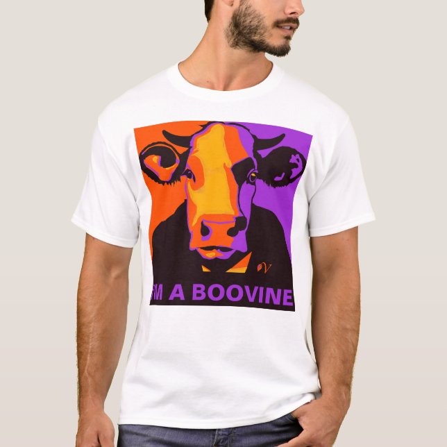 T-shirt Personnalisable ! Halloween Boovine Pop Art Cow Ts (Devant)