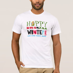 T-shirt Personnalisable Happy KWANZAA Winter Love