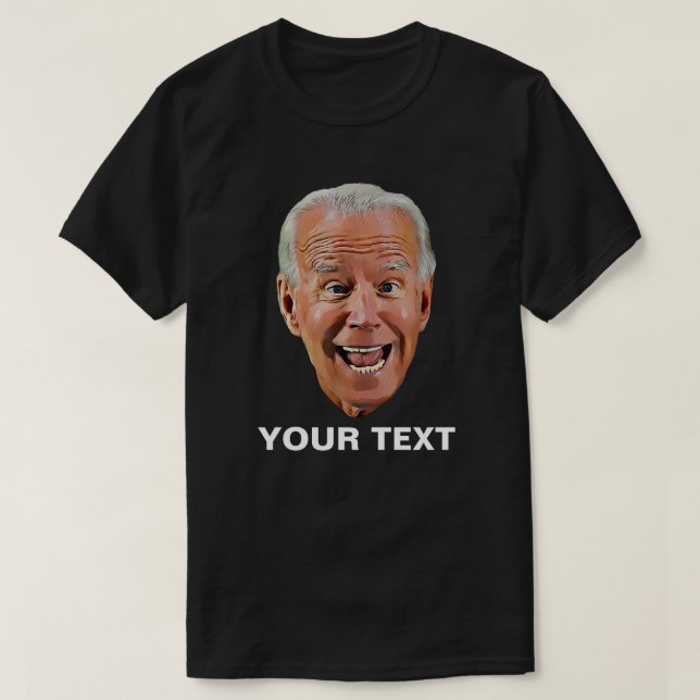 T-shirt Personnalisable Joe Biden Funny Face (Design devant)