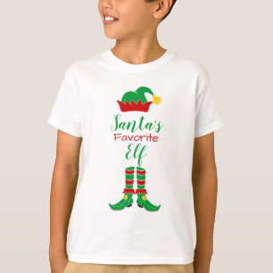T-shirt Personnalisable Père Noël Noël aux elfes