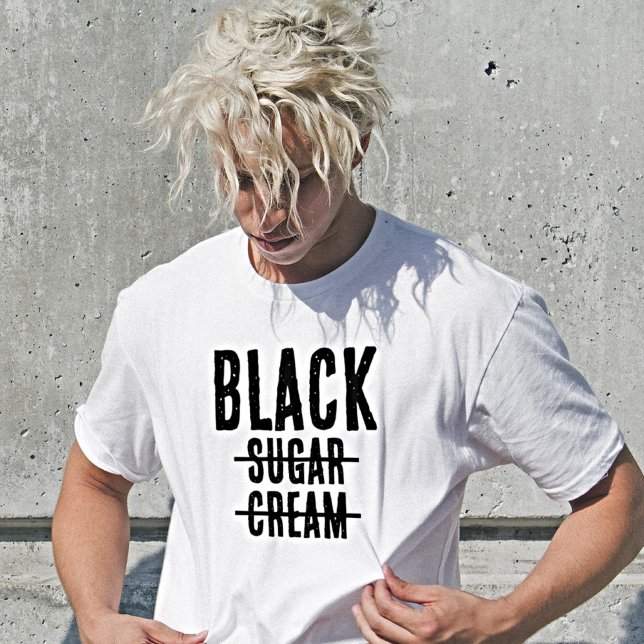 T-shirt Personnalisable pour les amateurs de café Pas de s (Créateur téléchargé)