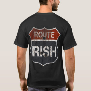 T-shirt Personnalisable "ROUTE SIGN IRLANDAIS"