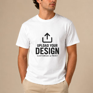 T-shirt Personnalisable Simple Personnalisé Vierge