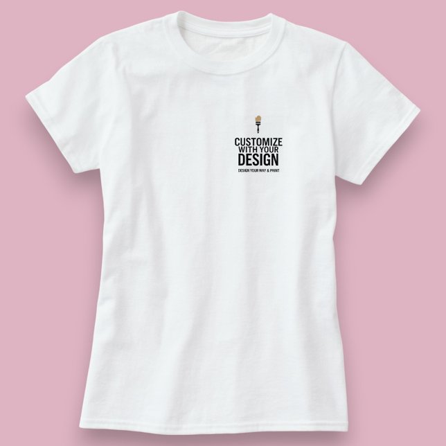 T-shirt Personnalisable Simple Vierge Entreprise  (Créateur téléchargé)