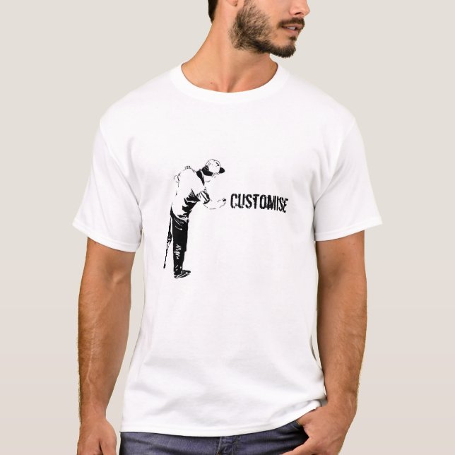 T-shirt Personnalisation de graffiti (Devant)
