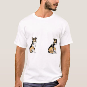 T-shirt Personnalisé 2 Animaux de compagnie Photo personna