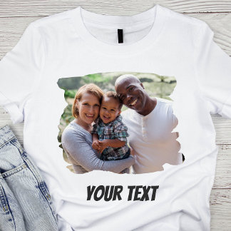 T-shirt Personnalisé Ajouter Photo Et Texte