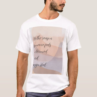 T-Shirt personnalisé avec citation motivante