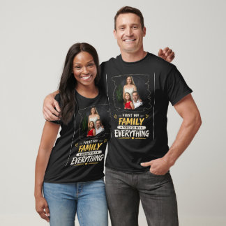 T-Shirt Personnalisé avec Photo de Famille Personn