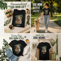 T-shirt personnalisé avec photo et nom d'animal de