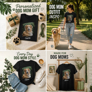 T-shirt personnalisé avec photo et nom d'animal de