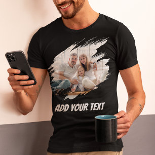 T-Shirt Personnalisé avec Photo et Texte