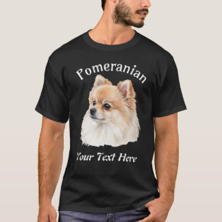 T-shirt personnalisé chien Pomeranian