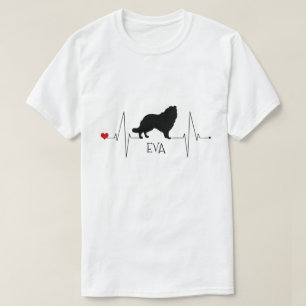 T-shirt Personnalisé Collie Aimer Mon Coeur Chien Beat