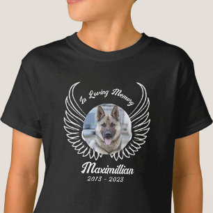 T-shirt Personnalisé dans l'amour Mémoire de l'animal favo
