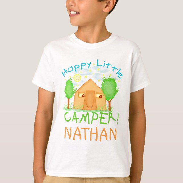 T-shirt personnalisé de colonie de vacances de (Devant)
