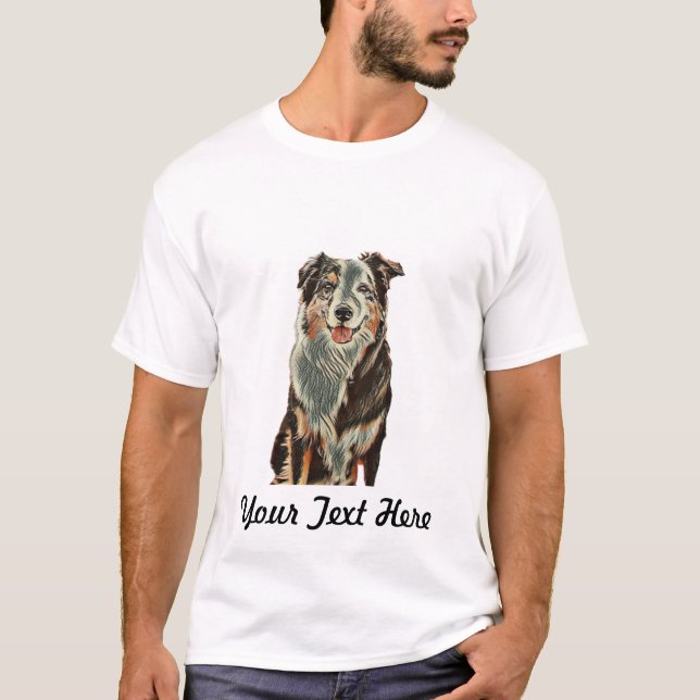 T-shirt personnalisé de la photo de votre animal d (Devant)