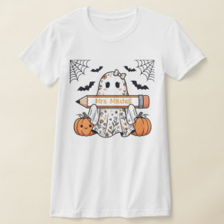 T-Shirt personnalisé de professeur fantôme mignon