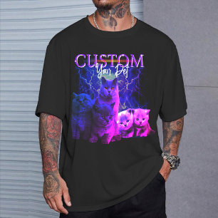 T-shirt personnalisé de rap bootleg 90s avec la ph