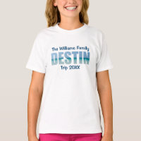 Personnalisé Destin Beach Vacances Enfants