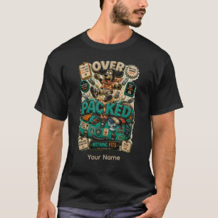 T-Shirt Personnalisé Drôle pour Étudiant Surchargé