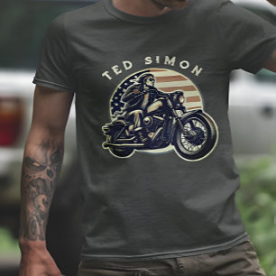 T-shirt Personnalisé, élégant et vintage passionné de vélo