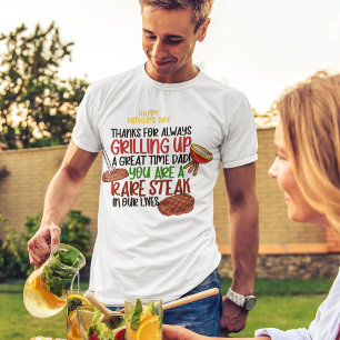 T-shirt Personnalisé Funny Grill Chef Papa