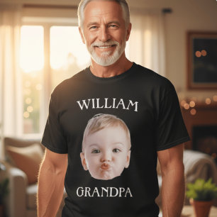 T-Shirt Personnalisé Grand-Papa avec Photo Personn