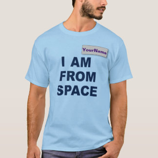 T-shirt personnalisé "Je suis de l'espace"