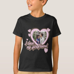 T-shirt personnalisé Je t'aime ma copine