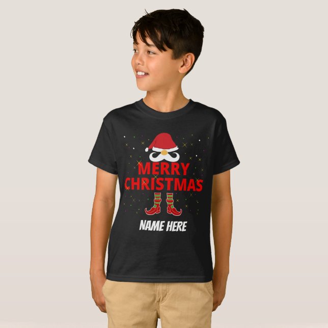 T-Shirt PERSONNALISÉ JOYEUX NOËL (Devant entier)