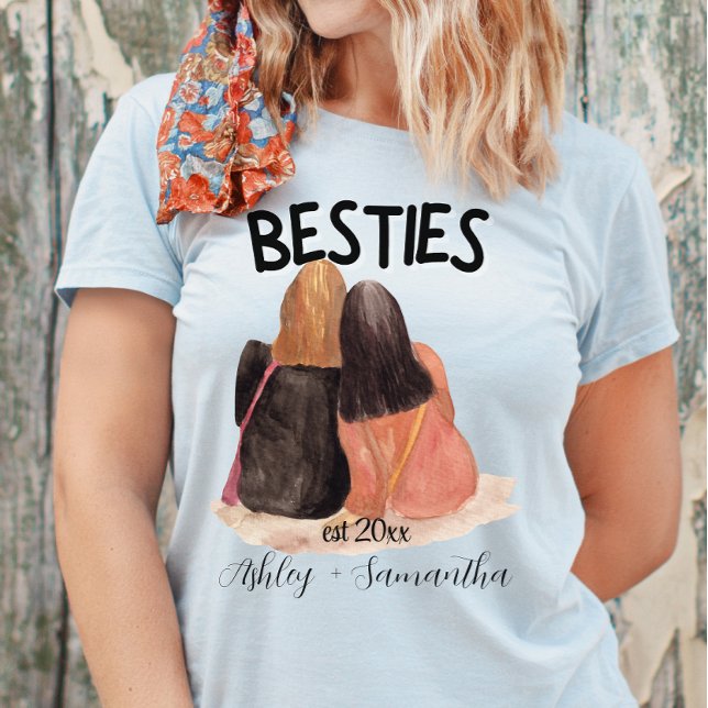 T-shirt Personnalisé meilleur ami est amitié (Créateur téléchargé)