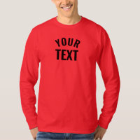 Personnalisé Mens Long Sleeve Deep Red Modèle mode