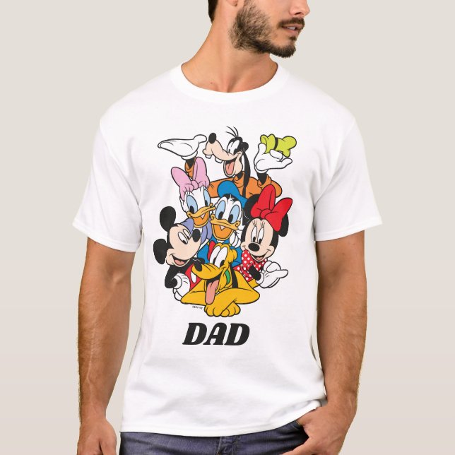T-shirt personnalisé Mickey et amis (Devant)
