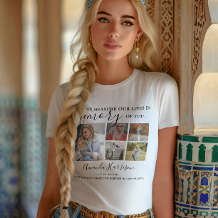 T-shirt Personnalisé Moderne 9 Photo Mémorial