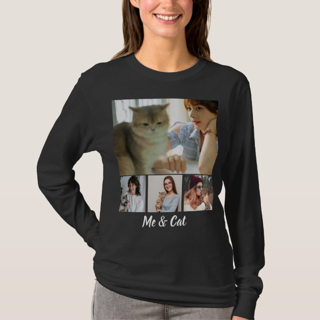 T-shirt personnalisé Moi & Amateur de Chat (Devant)
