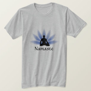 T-shirt personnalisé Namaste Yoga Lotus Man