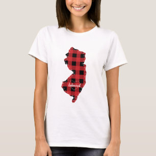T-shirt Personnalisé New Jersey State Hometown Played Chri