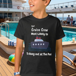 T-shirt personnalisé noir drôle pour enfants pour