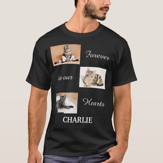 T-shirt Personnalisé Nom de l'animal de compagnie 3 Photo  (Devant)