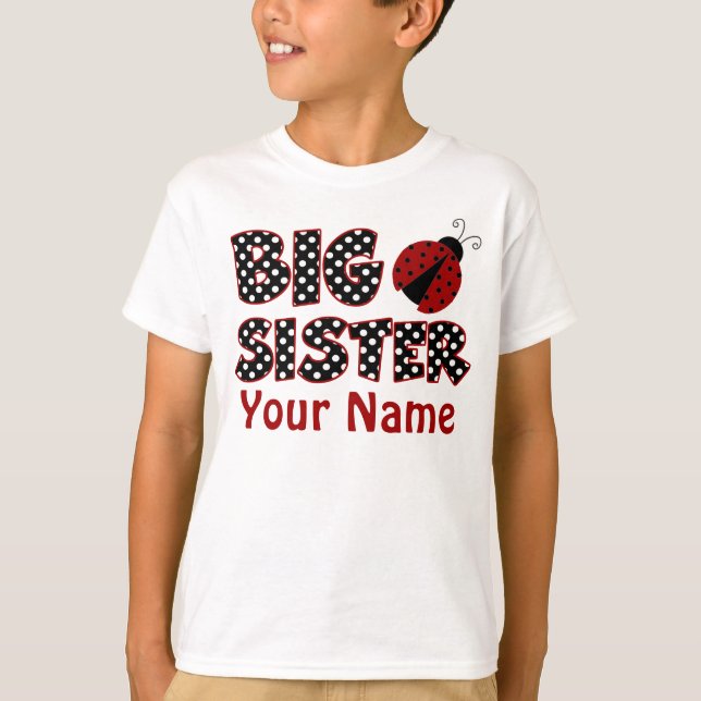 T-shirt personnalisé par coccinelle de grande (Devant)