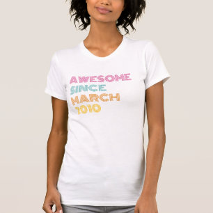 T-shirt personnalisé pour cadeau d'anniversaire 16