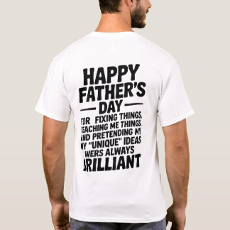 T-shirt personnalisé pour la fête des Pères