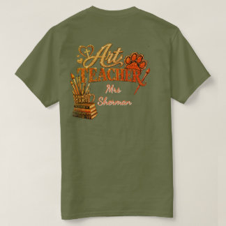 T-Shirt personnalisé pour professeur d'art