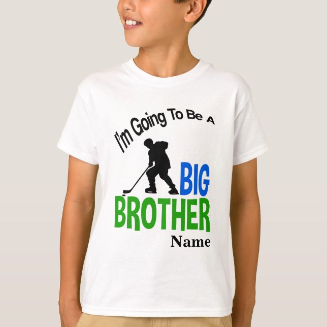 T-shirt Personnalisé qui sera un grand frère chemise de ho (Devant)