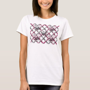 T-shirt personnalisé Rose Élégant L'AMOUR EST DANS