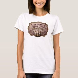 T-shirt personnalisé Rose frappant MOINS DE PAROLE