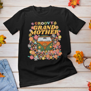 T-shirt Personnalisé Super Hippie Maman Grand Ma mère