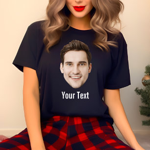 T-shirt Personnalisé Texte Visage Personnalisé Anniversair